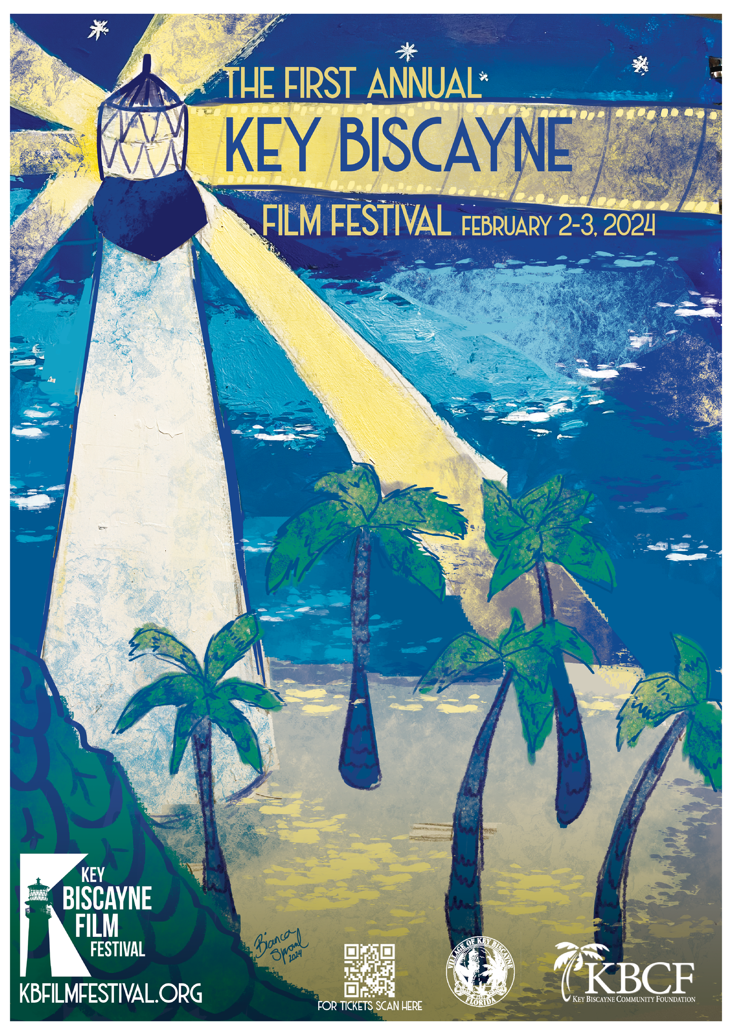 2024 Official Key Biscayne Film Festival Poster