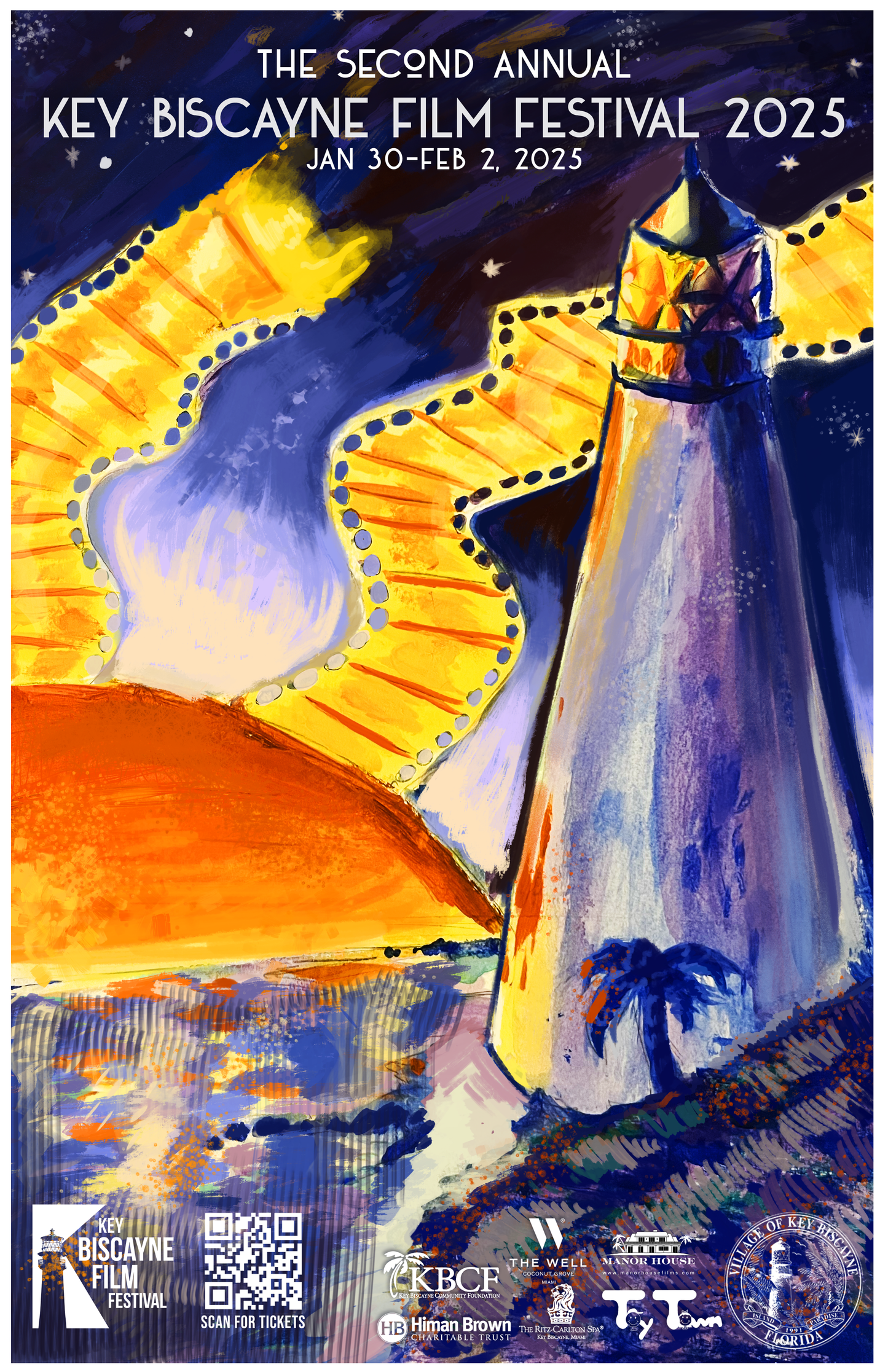 2025 Official Key Biscayne Film Festival Poster